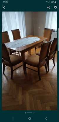 Stół z krzesłami sprzedam