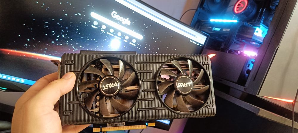 Видеокарта Palit GeForce RTX 3060 Dual 12 GB DDR6