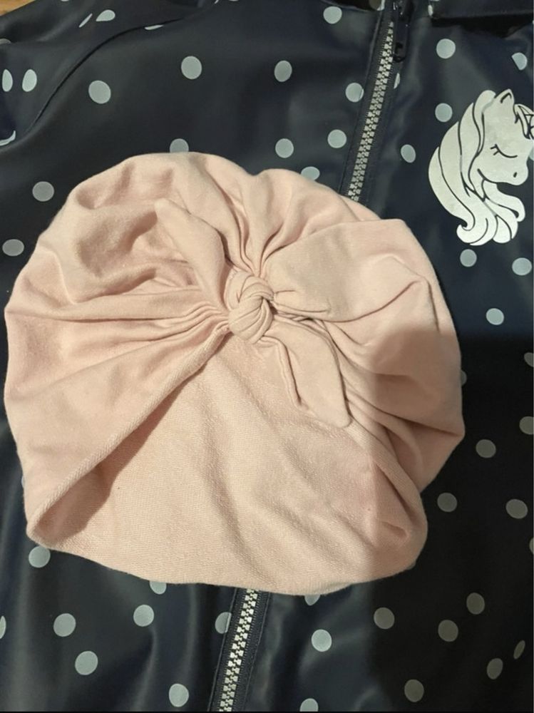 Kurtka na deszcz Wiosna h&m plus turban