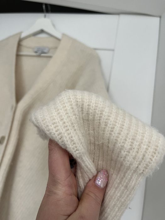 &other stories kardigan alpaka wełna