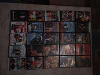 Kolekcja 25 filmów na płytach.