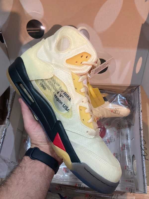 AJ5 x OffWhite Sail 46 eu /12 us DS