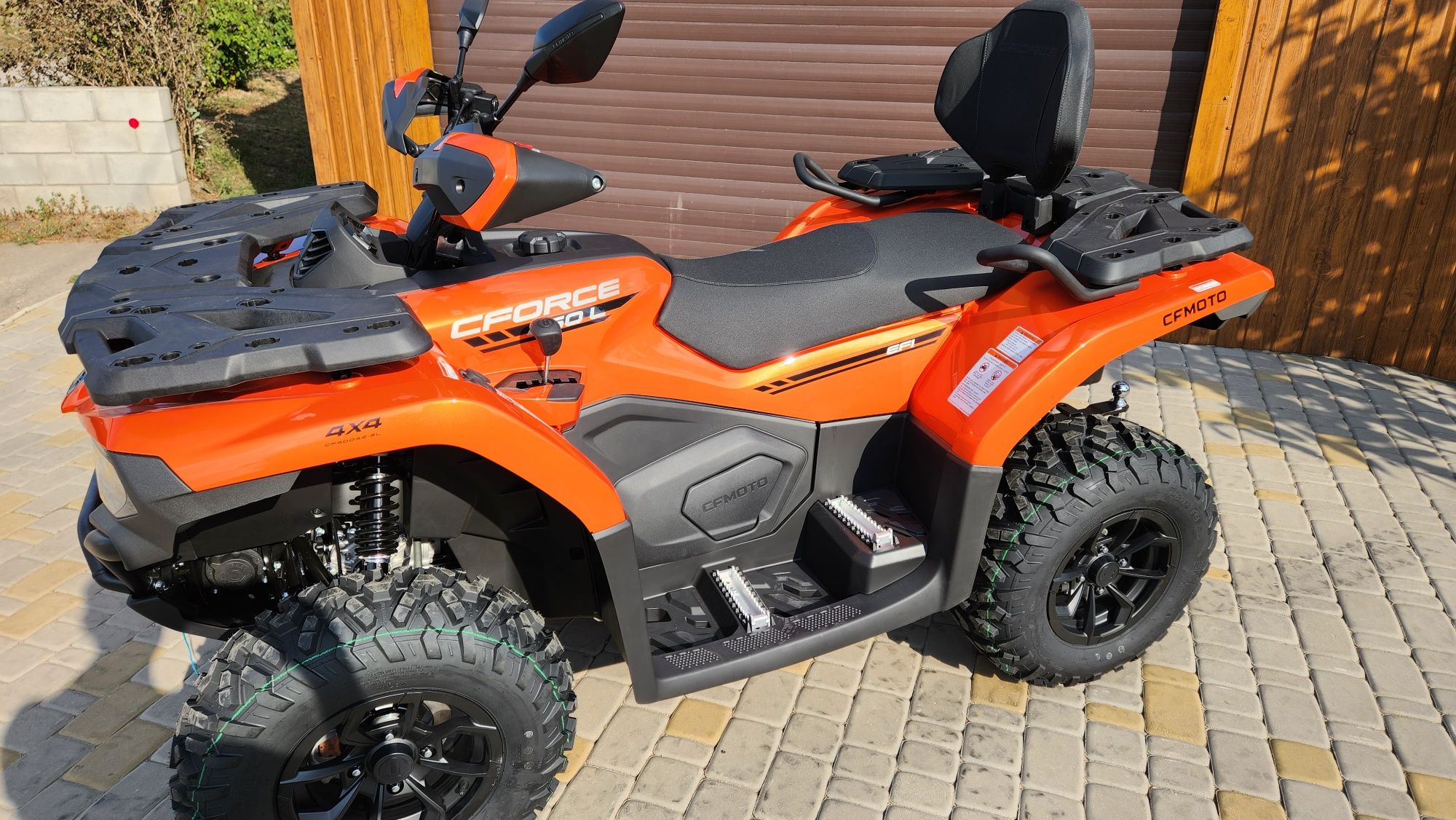 Квадроцикл CFMOTO 450L EPS 2024 lava orange доставка! cf moto сф мото