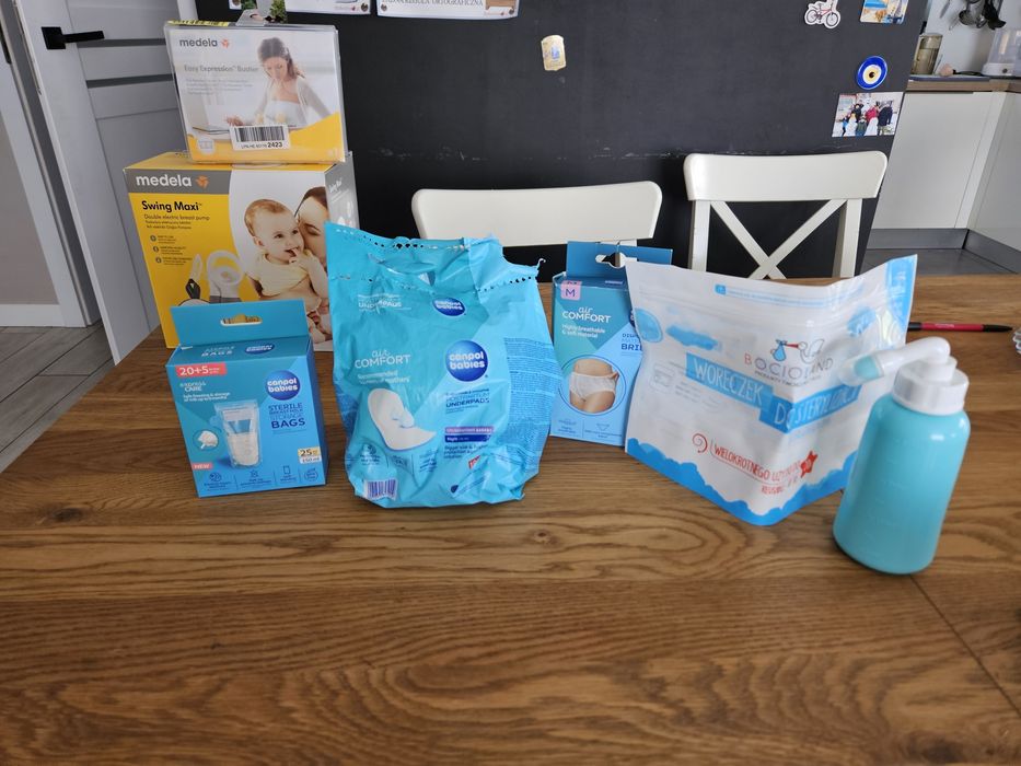 Podwójny Laktator butelkowy Medela Swing Maxi + gratisy