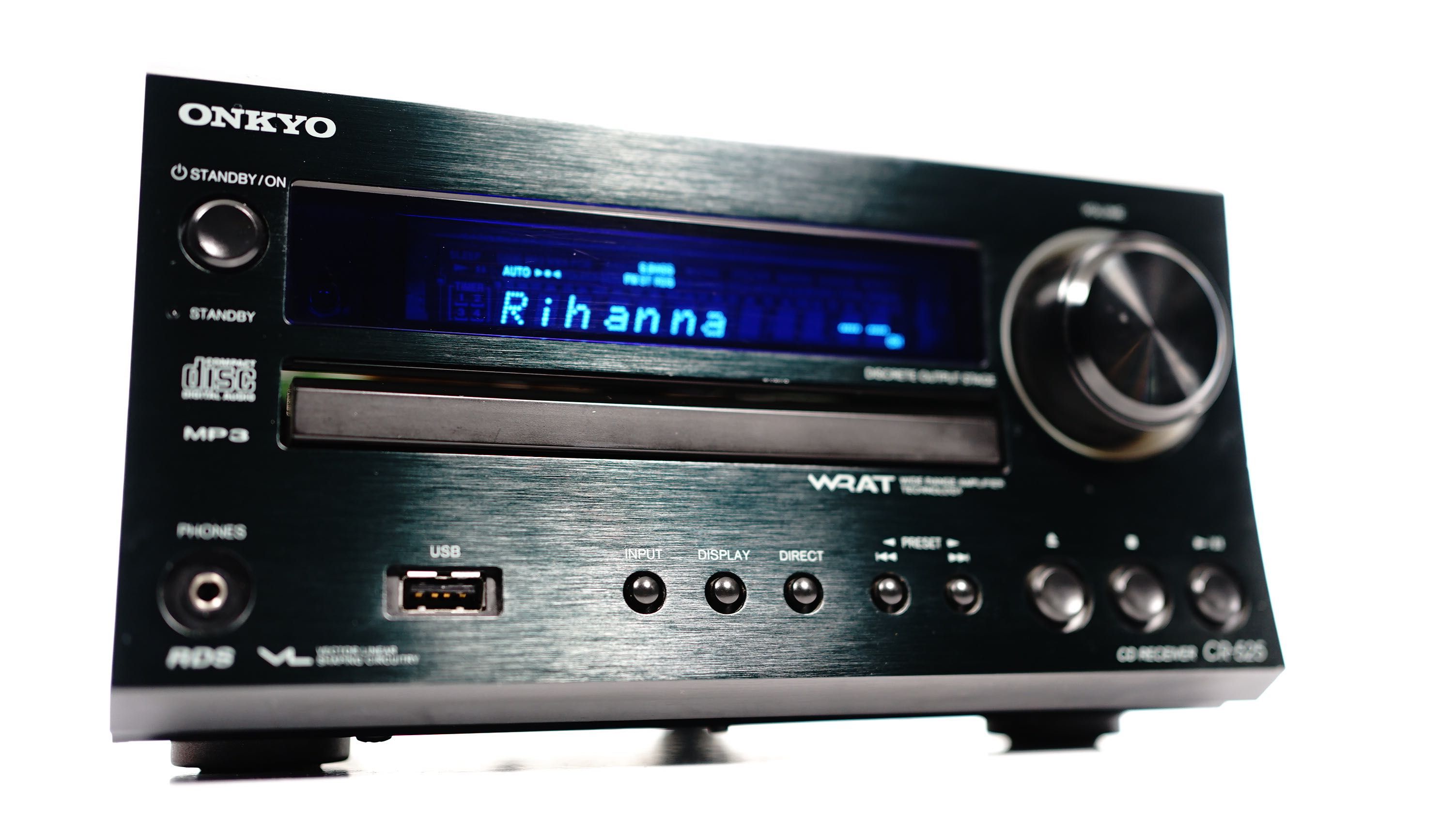 Amplituner wieża Hi-Fi Stereo ONKYO CR-525 Mp3 USB CD Tuner RDS