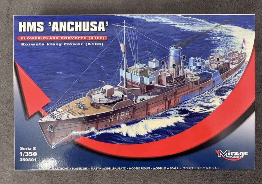 Model do sklejania Mirage okręt Anchusa
