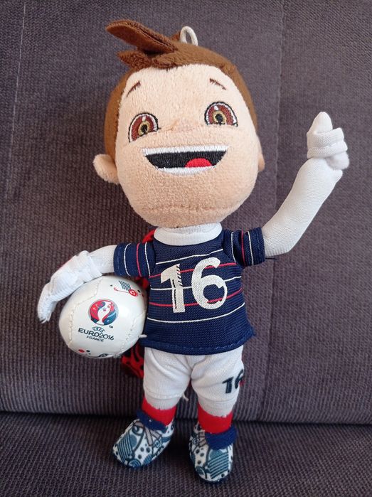 Oryginalna maskotka mistrzostw EURO 2016 we Francji.Super Victor -UEFA