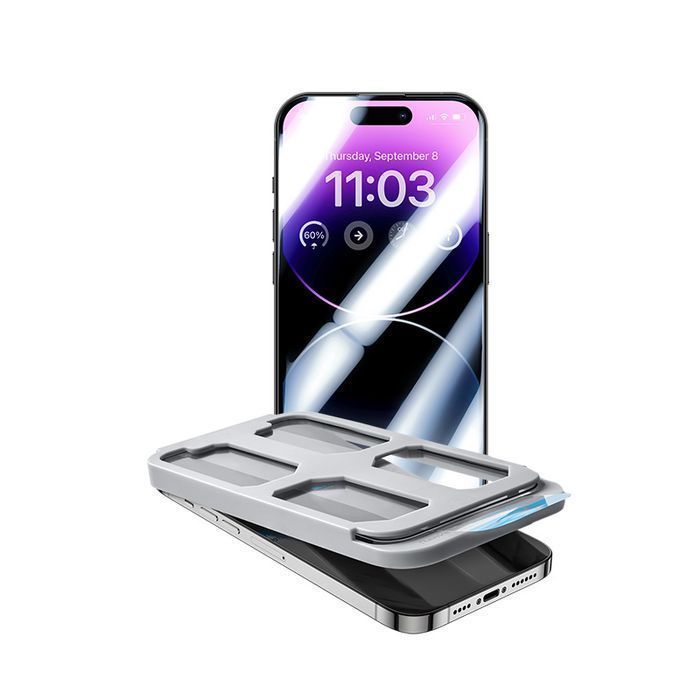 Benks Hartowane szkło Glass Warrior HD do Iphone 14 Pro Max czarne