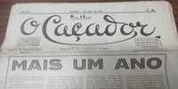 Antigo e RARO Jornal "o Caçador", n.º 90, datado de 1 de Julho de 1936