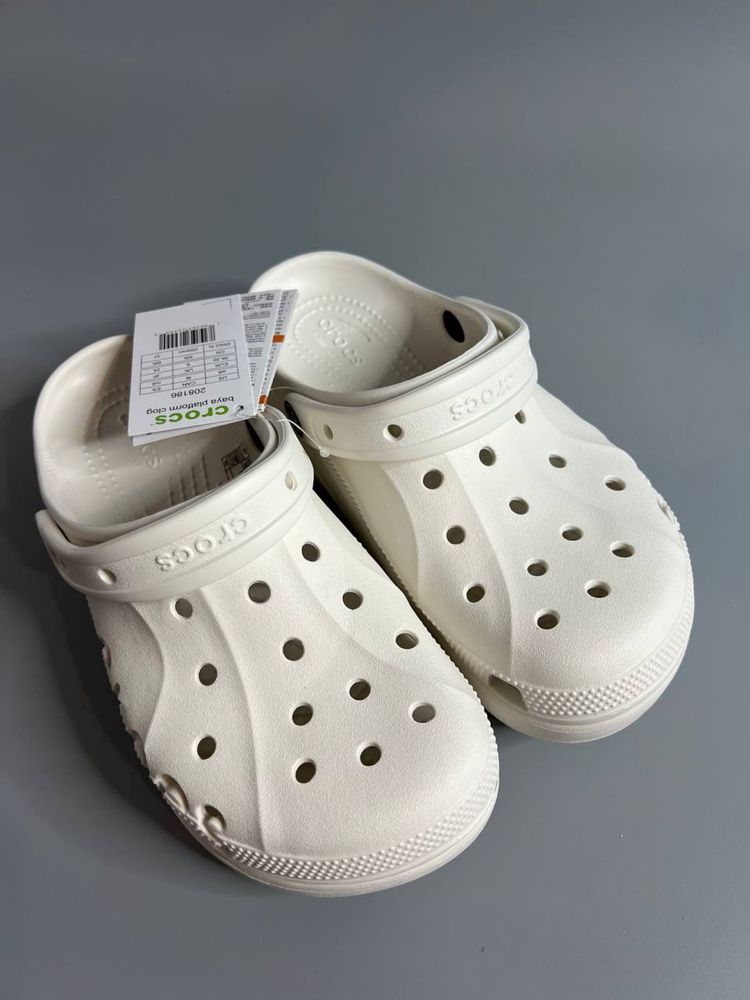 Crocs classic  clog platform крокси шлепки шльопанці літні