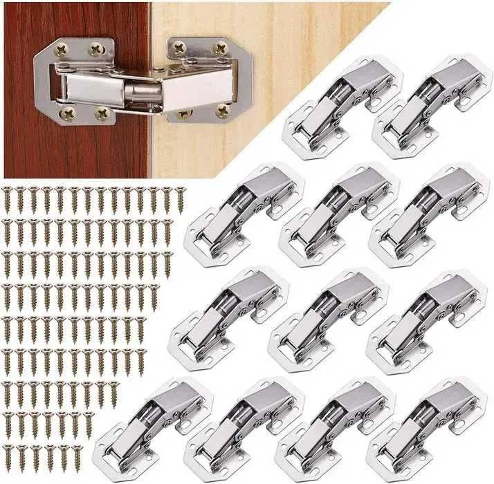 Nowe zawiasy do szafek / zawias zestaw 12szt / śruby !3830! x2