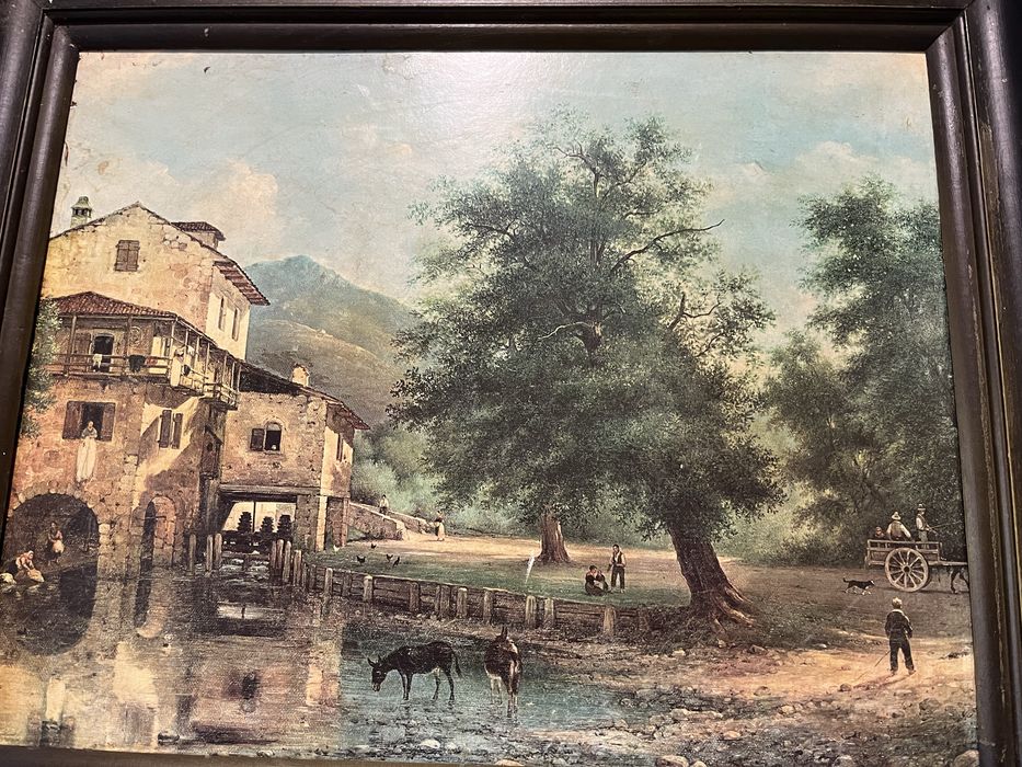 Obraz malowany na plycie