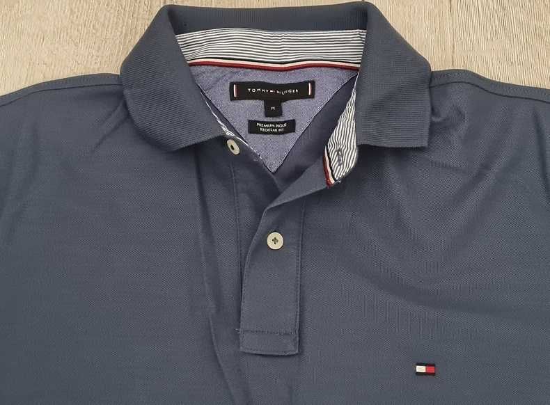 NOWA Koszulka POLO męska TOMMY HILFIGER regular fit (rozmiar M/L)
