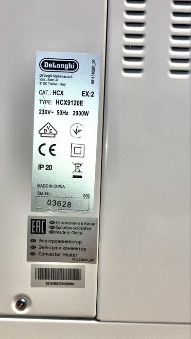 Aquecedor Elétrico DeLonghi 2.000 W