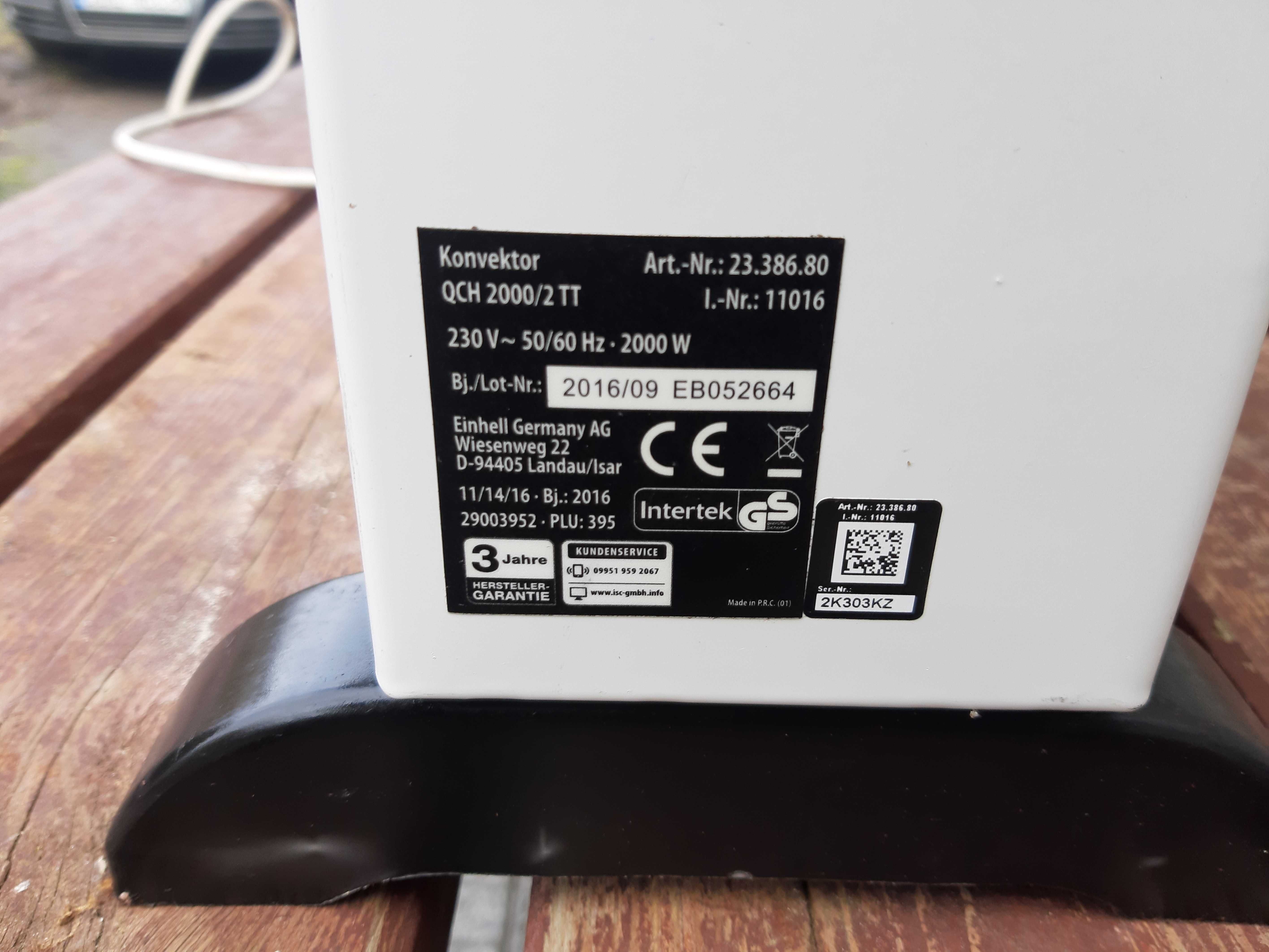 Grzejnik Elektryczny QUIGG