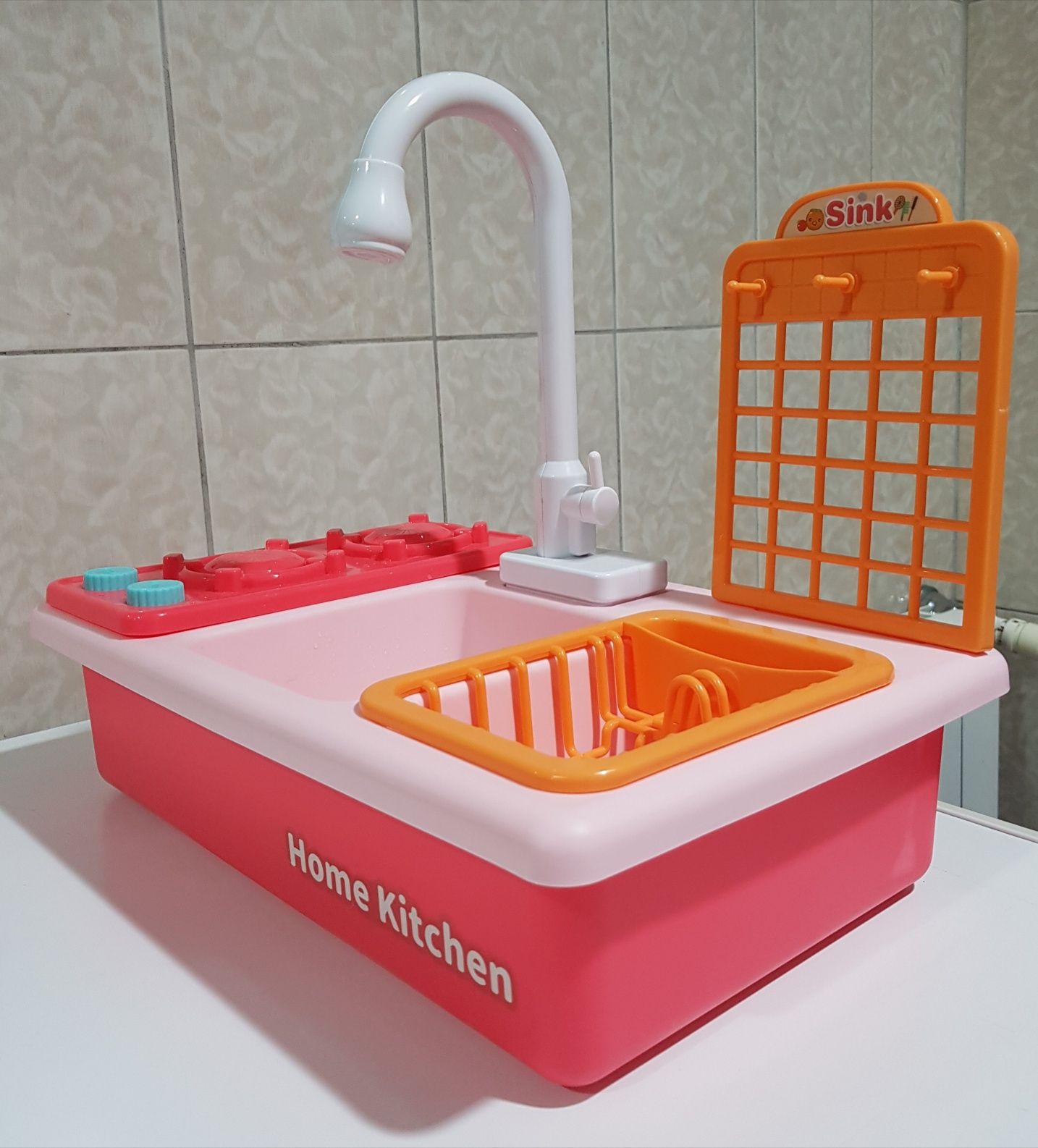 Brinquedo  Lava-Louças com Torneira a imitar uma verdadeira