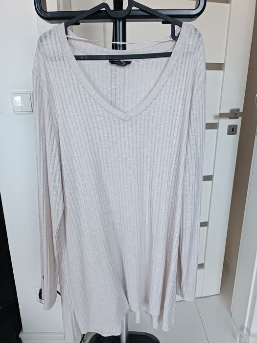 Długi sweter oversize beż Primark XL 42 14