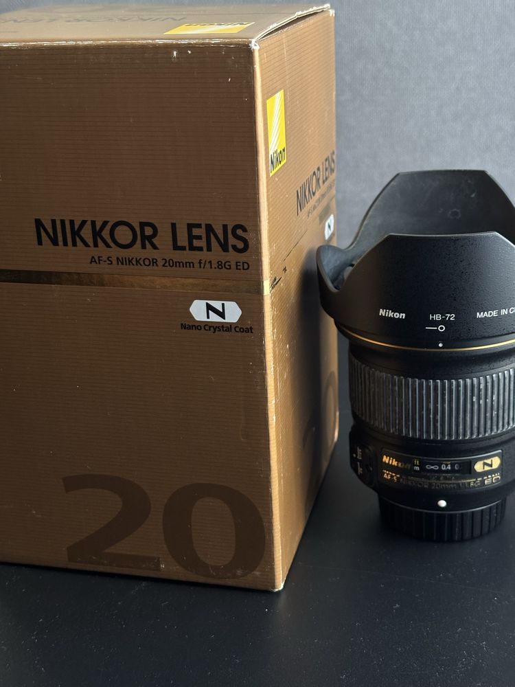 Nikon Nikkor 20mn f/1.8G ED