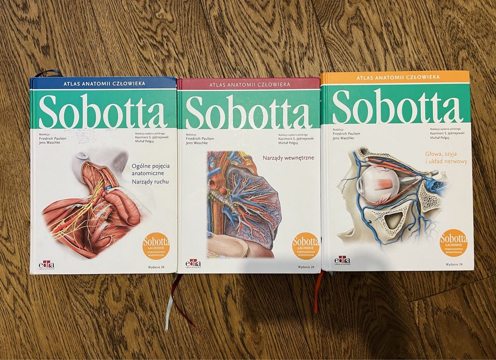 Sobotta Atlas Anatomiczny 3 tomy