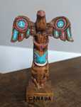 Totem indiański, orzeł, Canada