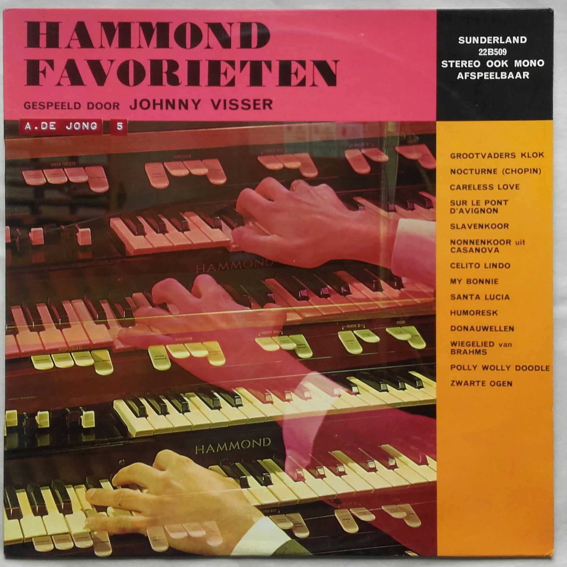 Muzyka organowa, Hammond Favorieten winyl