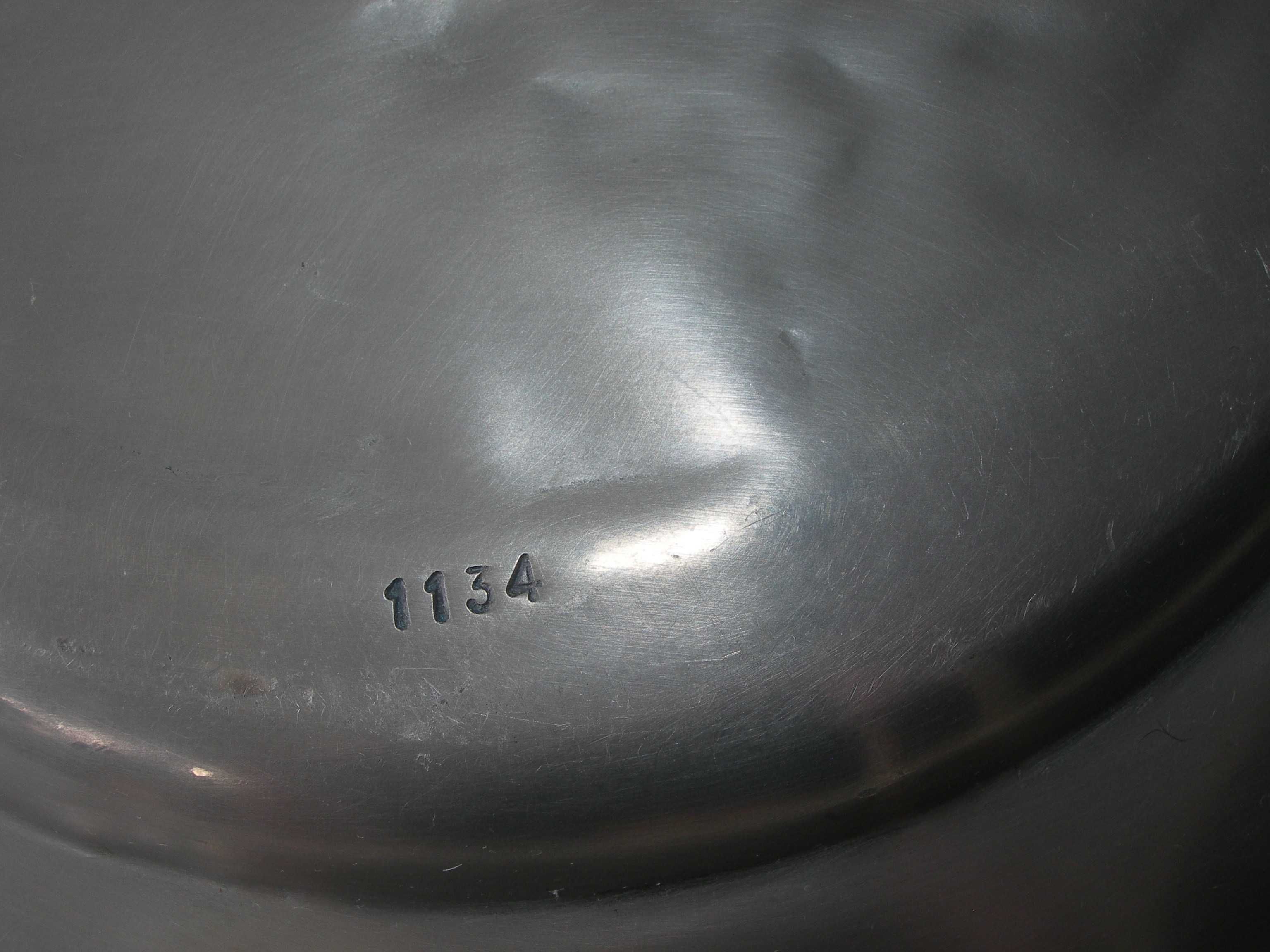 Панно, тарелка, барельеф, 36см, 1,9 кг, олово, RRR