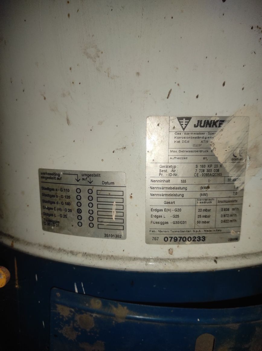Junkers Bosch gruppe 110 litrowy