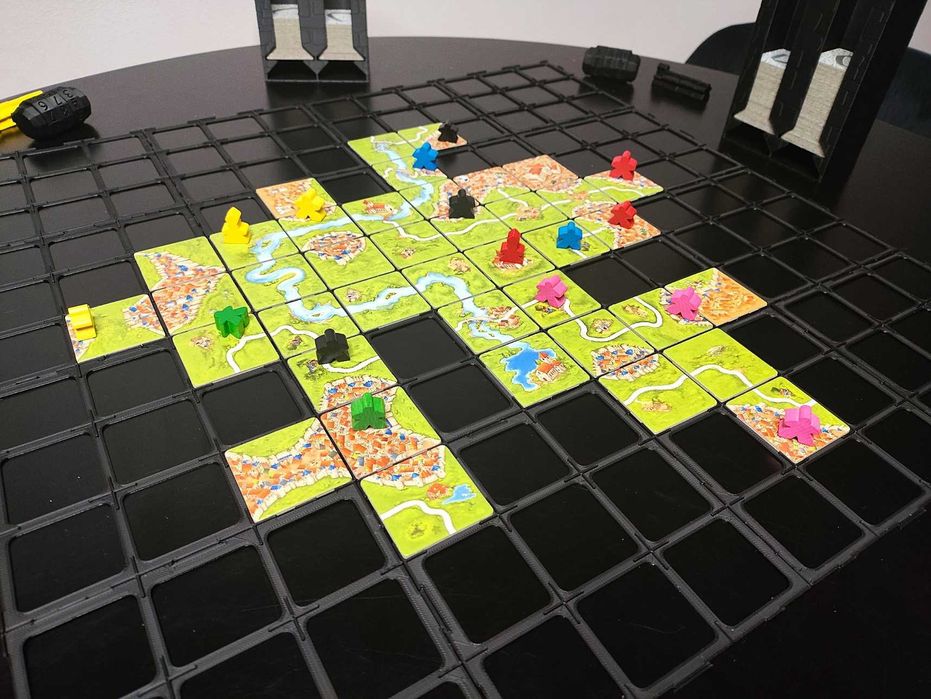 Carcassonne, Karak i inne - Siatka / Grid do kafelków gry planszowej