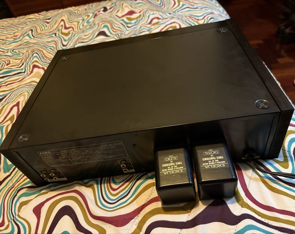 Deck K7 Excelia Aiwa XK-009 3 cabecas ao nivel de Sony ES e Nakamichi