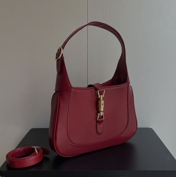 Gucci Horsebit Burgundy – Torebka damska na ramię 2024 skóra
