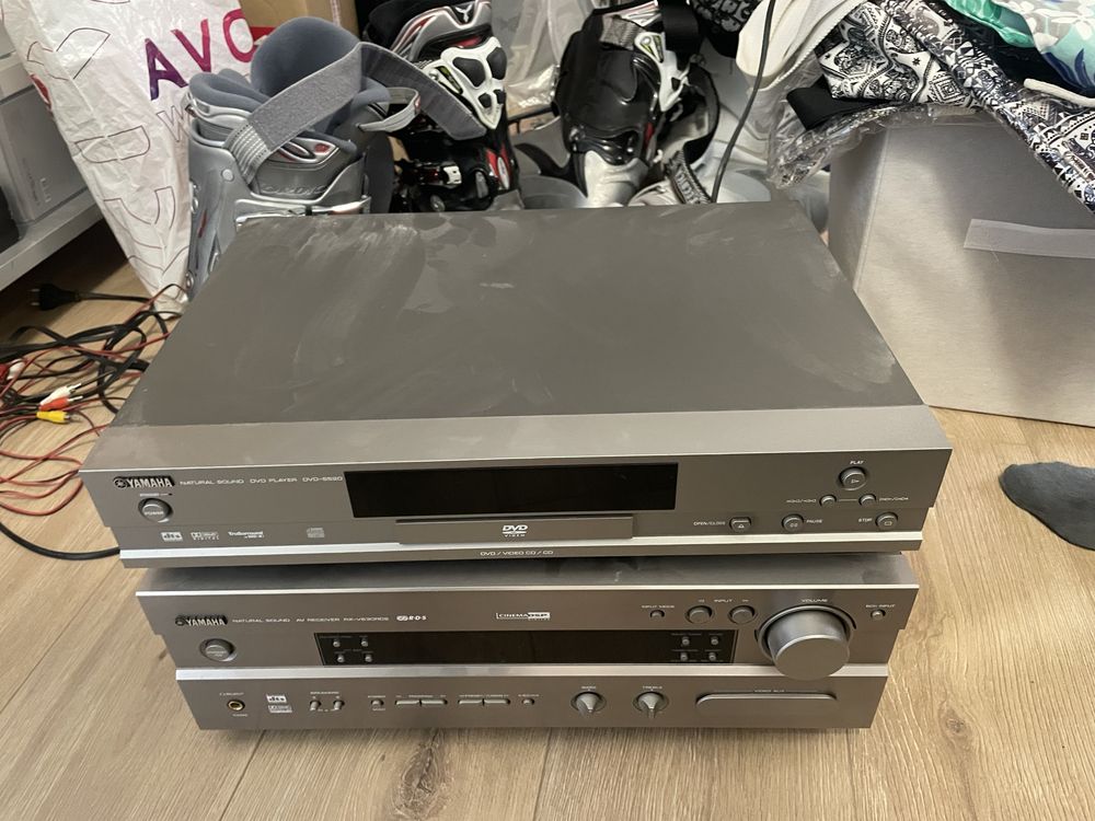 Zestaw, wieża Yamaha + dvd yamaha + 2.1 głośniki Elac