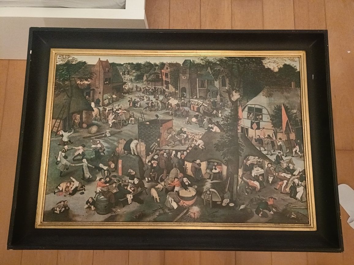 Quadro de pintura medieval