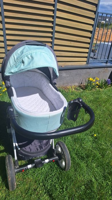 Babe Boss 3w1 aveiro szaro-zielony