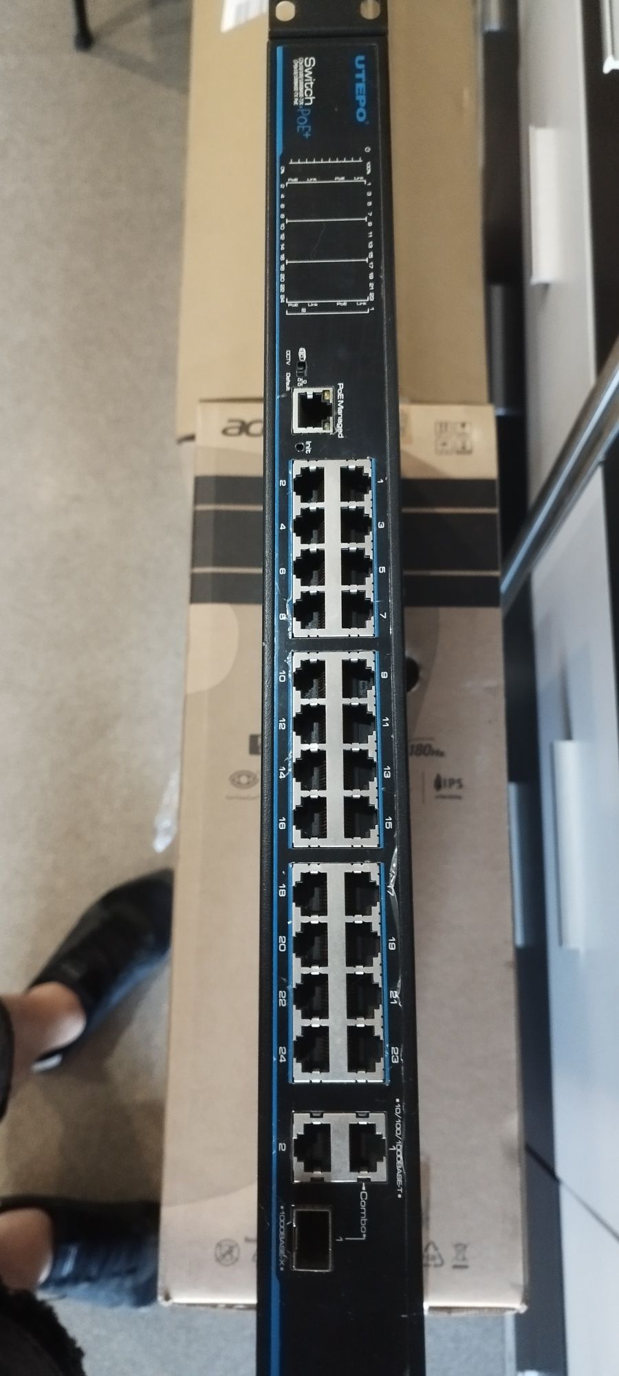 Продам Poe свич 24порта UTP1-SW24-TP420