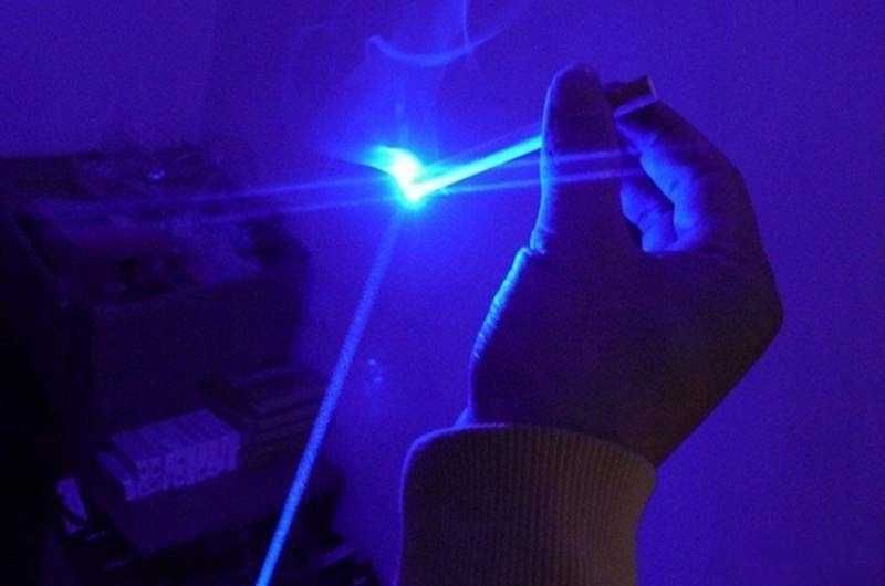 Laser Niebieski Wskaźnik Laserowy Najmocniejszy Przepalający Wypala