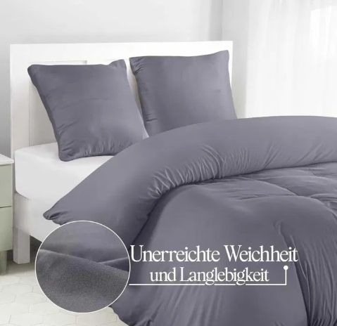 Utopia Bedding poszewka na kołdrę z mikrofibry 155x220+2 poszew 80x80