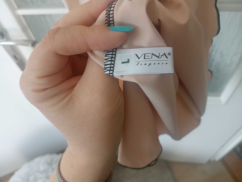 Satynowa koszulka nocna,L