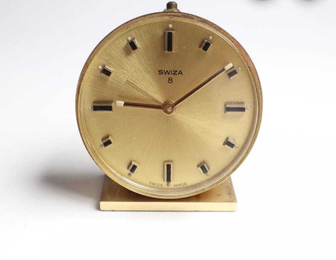 Relógio suisso vintage "Swiza 8"- despertador