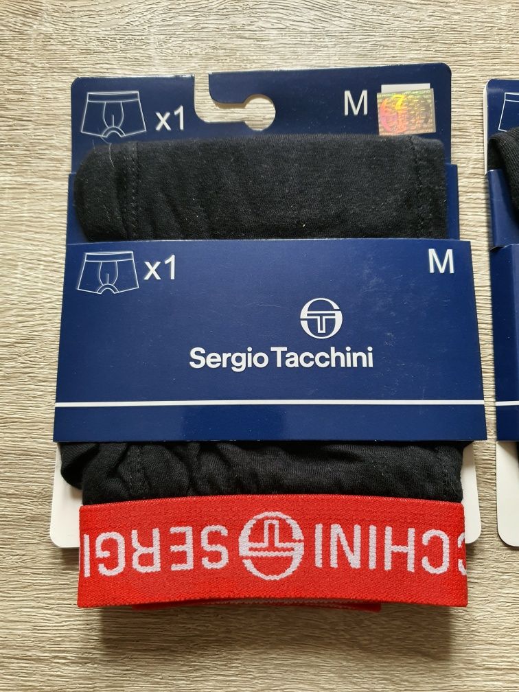 Majtki bokserki 2-pak bawełniane męskie włoskiej firmy Sergio Tacchini