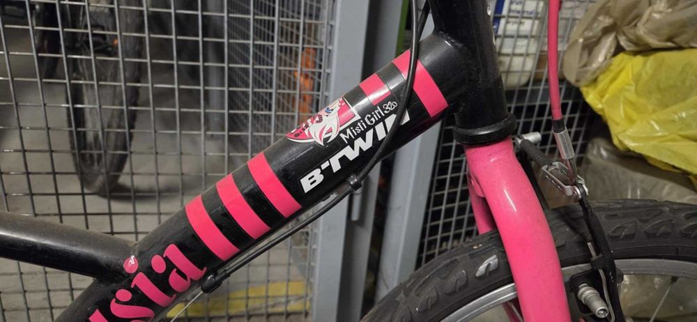 dziewczęcy rower b'twin 20 czarny Mistigirl 300 ltd