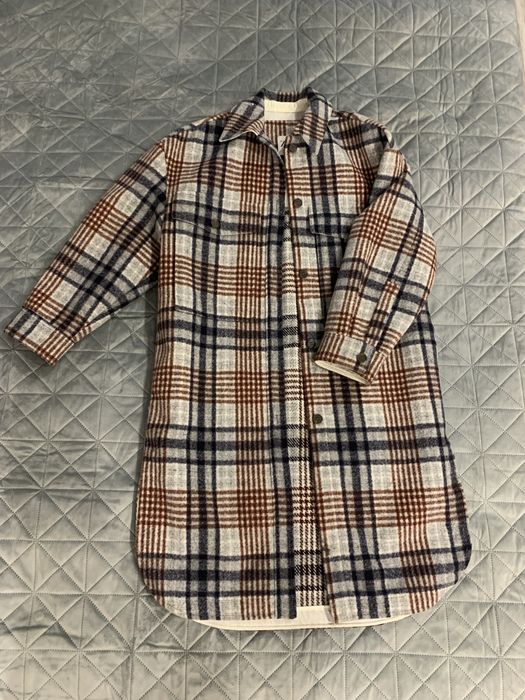 Рубашка пальто Zara в складі вовна S