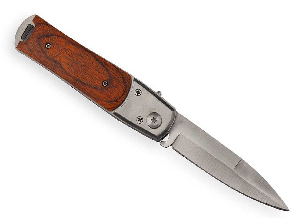 nóż sprężynowy bsh składany elegancki pokrowiec kieszonkowy n-505B