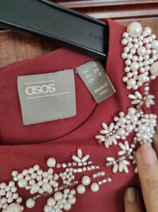 Vestido rosa ASOS