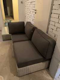 Zestaw mebli ogrodowyc / balkonowy firmy oltre dwa fotele+stolik