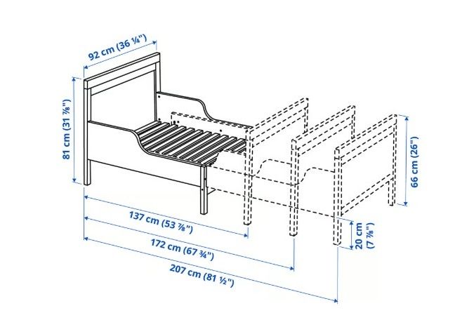 Cama Criança Ikea Modelo Sundvik