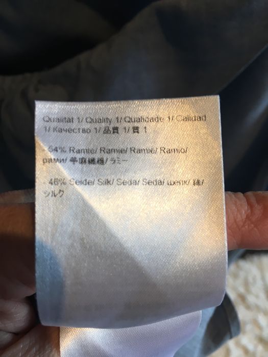 Escada sukienka z jedwabiem r.38 z paskiem