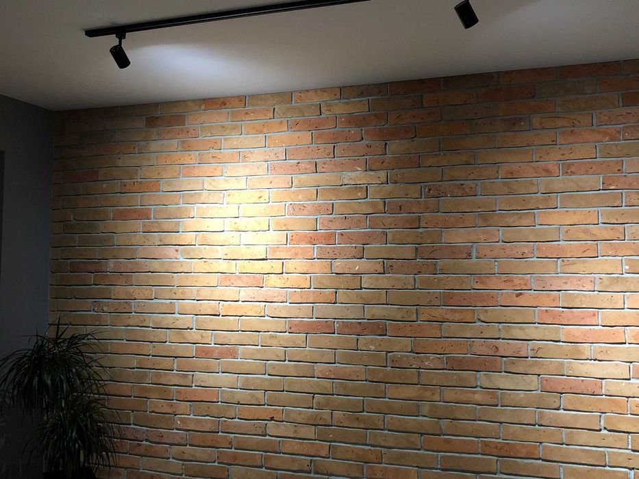 Płytki ze starej cegły, środki, różne odcienie. Loft-Styl