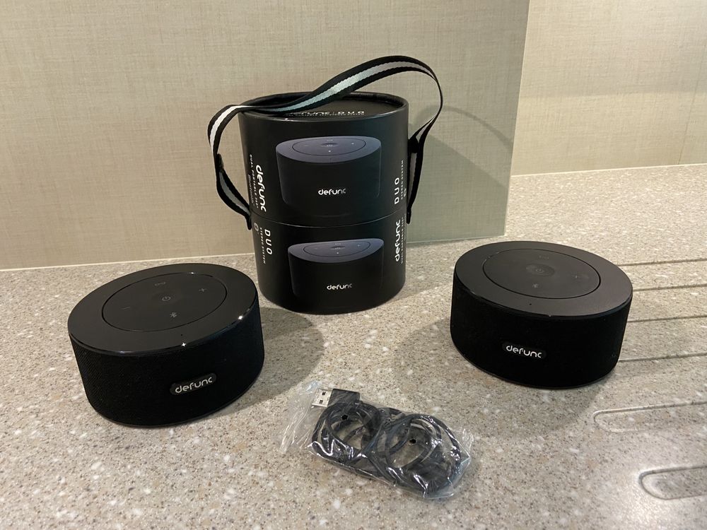 Głośniki DeFunc DUO bezprzewodowe przenośne STEREO 360 Bluetooth
