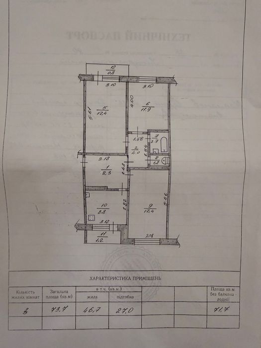 Продам в центре 3-х комнатную квартиру г. Павлоград
