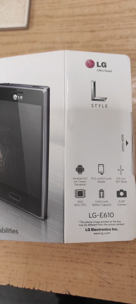 LG Swift L5 E610